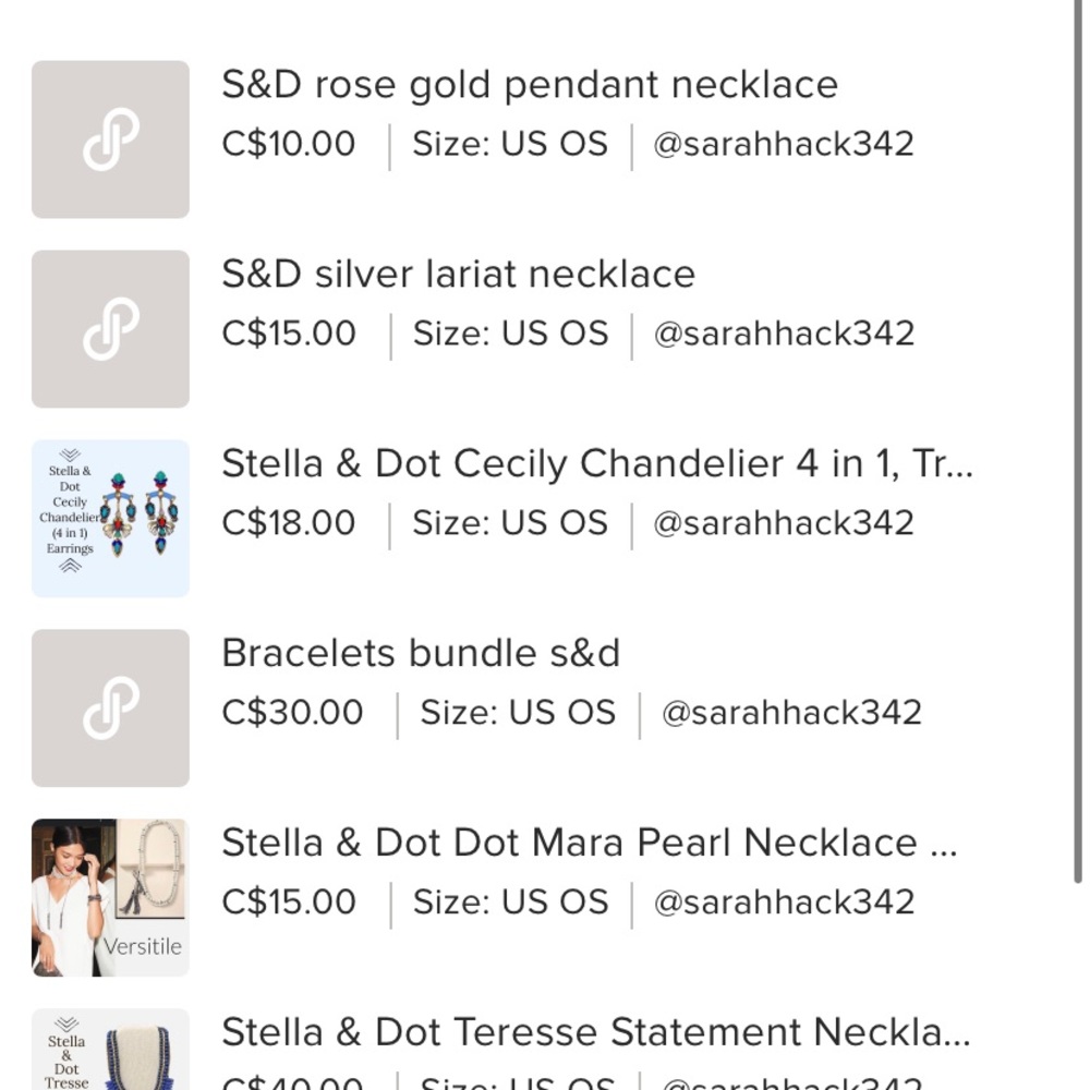 Sarah’s show bundle plus new bundle